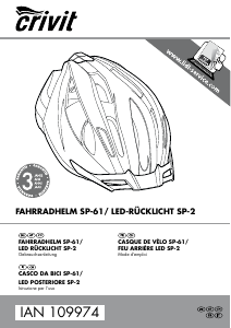 Manuale Crivit IAN 109974 Casco da bici