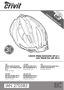 Manuale Crivit IAN 270383 Casco da bici