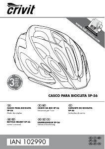 Manuale Crivit IAN 102990 Casco da bici