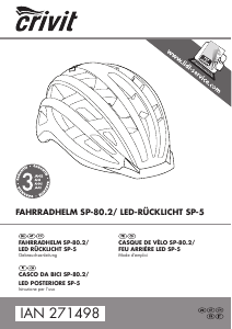 Bedienungsanleitung Crivit IAN 271498 Fahrradhelm