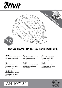 Mode d’emploi Crivit IAN 107162 Casque de vélo