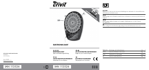 Manual Crivit IAN 113526 Dartboard