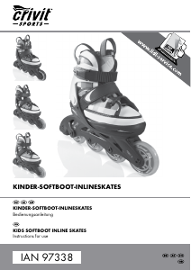 Bedienungsanleitung Crivit IAN 97338 Inline skates