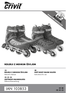 Bedienungsanleitung Crivit IAN 103853 Inline skates