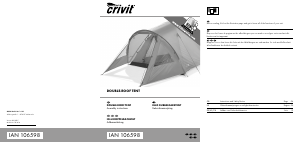 Manual Crivit IAN 106598 Tent