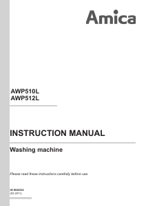 Manual Amica AWP510L Washing Machine