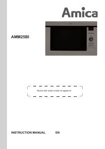 Manual Amica AMM25BI Microwave