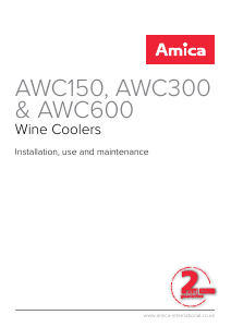 Manual Amica AWC150 Wine Cabinet