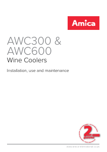 Manual Amica AWC300 Wine Cabinet