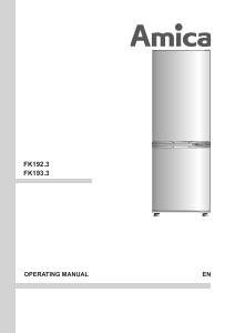 Manual Amica FK192.3 Fridge-Freezer