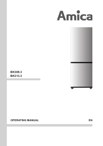 Manual Amica BK313.3 Fridge-Freezer