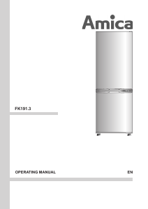 Manual Amica FK191.3 Fridge-Freezer