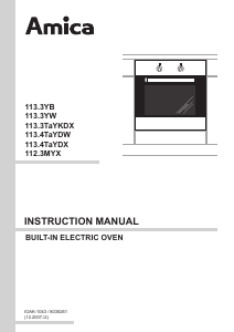 Manual Amica 1133TAYDW Oven