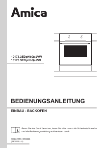 Bedienungsanleitung Amica ZENBLACKBIRCH Backofen