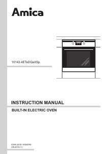 Manual Amica 11434TSX Oven