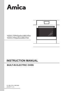 Manual Amica IN954BPYRO Oven