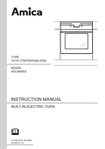 Manual Amica ASC460 Oven