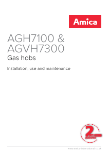 Manual Amica AGVH7300 Hob