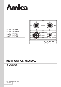 Manual Amica PGZ7411 Hob