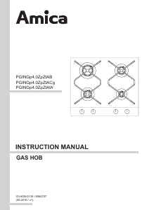 Manual Amica IN6610GCM Hob