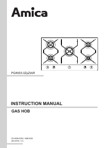 Manual Amica INPGZ9610 Hob