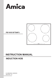 Manual Amica PI6540TU Hob