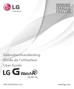 Mode d’emploi LG LGW110 G Watch R Montre connectée