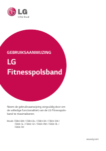 Handleiding LG FB84-BM Lifeband Touch Activity tracker