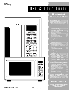 Manual KitchenAid KCMC155JWH0 Microwave