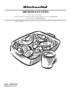 Manual KitchenAid KCMS1555RBL1 Microwave