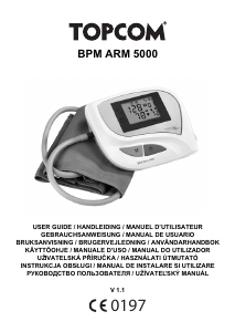 Használati útmutató Topcom BPM ARM 5000 Vérnyomásmérő