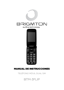 Manual de uso Brigmton BTM-3FLIP Teléfono móvil