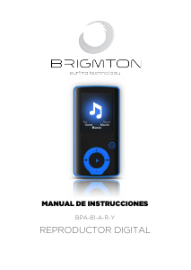 Manual de uso Brigmton BPA-81-A Reproductor de Mp3