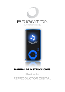 Manual de uso Brigmton BPA-81-R Reproductor de Mp3