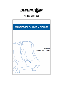 Manual de uso Brigmton BBM-500 Masajeador