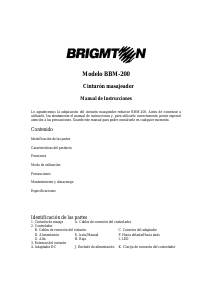 Manual Brigmton BBM-200 Massage Device