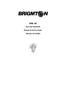 Manual de uso Brigmton BML-03 Headset