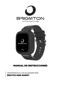 Manual de uso Brigmton BWATCH-KIDS-N Smartwatch