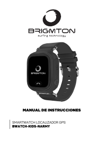 Manual de uso Brigmton BWATCH-KIDS-R Smartwatch