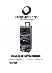 Manual de uso Brigmton BAP-900 Altavoz