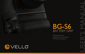 Handleiding Vello BG-S6 Battery grip