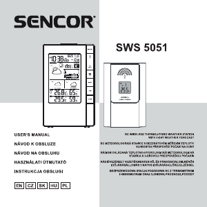 Instrukcja Sencor SWS 5051 Stacja pogodowa