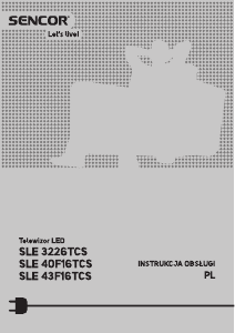 Instrukcja Sencor SLE 3226TCS Telewizor LED