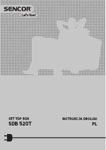 Instrukcja Sencor SDB 520T Odbiornik cyfrowy