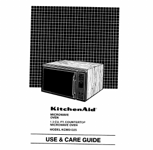 Manual KitchenAid KCMS132S0 Microwave