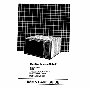 Manual KitchenAid KCMS132SBL2 Microwave