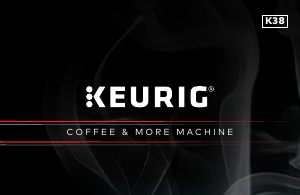 사용 설명서 큐리그 K38R 커피 머신