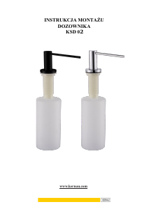 Instrukcja Kernau KSD 02 Dozownik do mydła