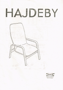 Manuale IKEA HAJDEBY Poltrona