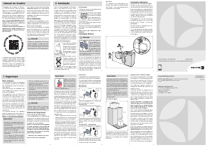 Manual Electrolux LES13 Máquina de lavar roupa